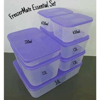Bộ hộp trữ đông Tupperware Freezermate Essential Set 7 ( Đông tím)