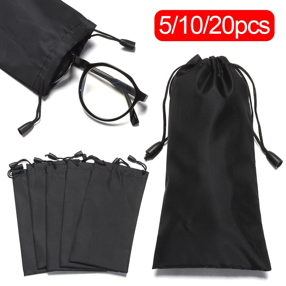 OSIER1 Bộ 5 / 10 / 20 Túi Đựng Mắt Kính Chất Liệu Sợi Nhỏ Mềm Mại