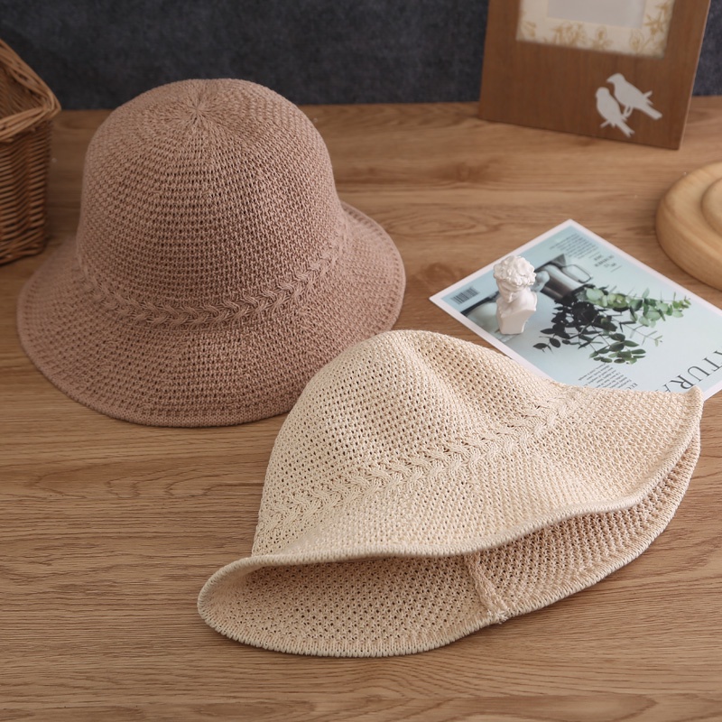 Nón Tai Bèo Mềm Mại Mỏng Thoáng Khí Phong Cách Nhật Bản Thời Trang Xuân Hè Cho Nữ