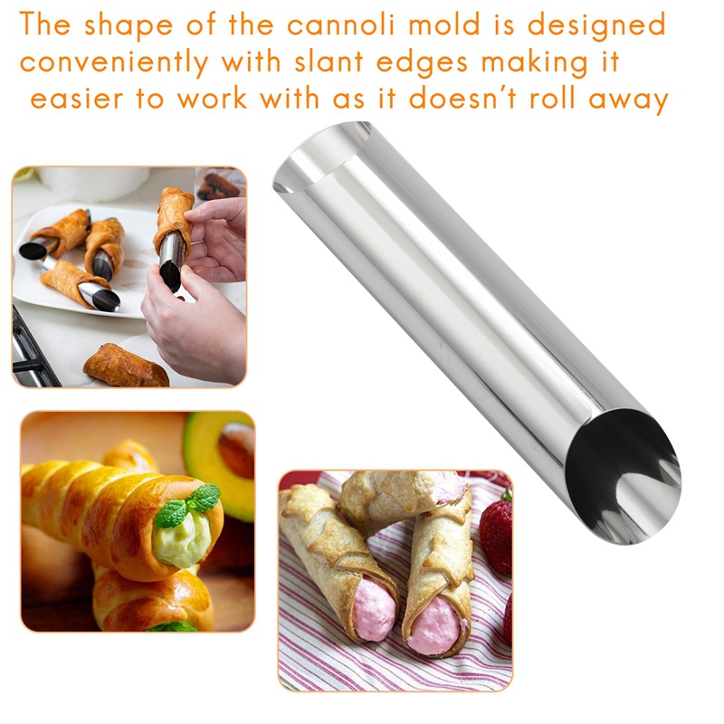 Set 14 ống thép không gỉ 430 khuôn làm bánh 5 inch