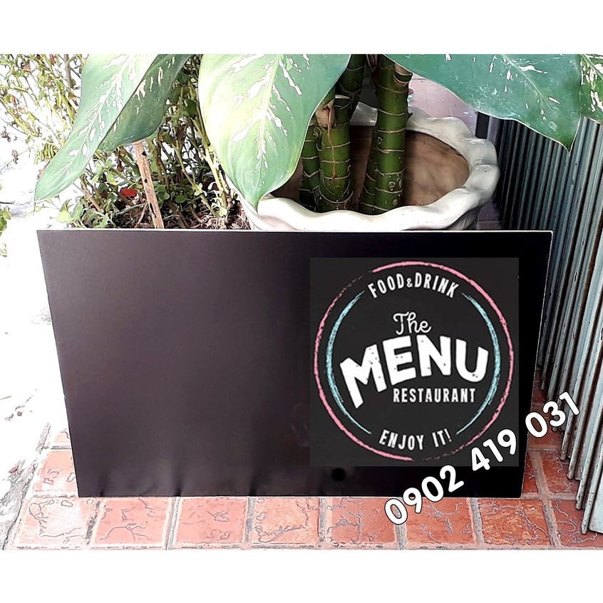 Bảng Menu Không Khung 40 x 60cm, siêu thanh mảnh tiện lợi dán trên tường, cửa...