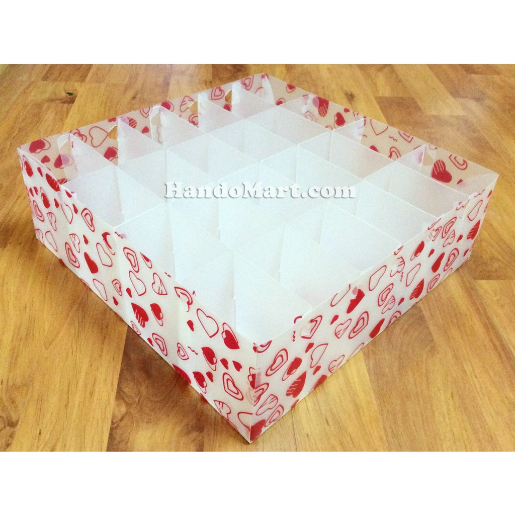 Khay đựng đồ lót nhựa có nắp 24 ngăn siêu cứng