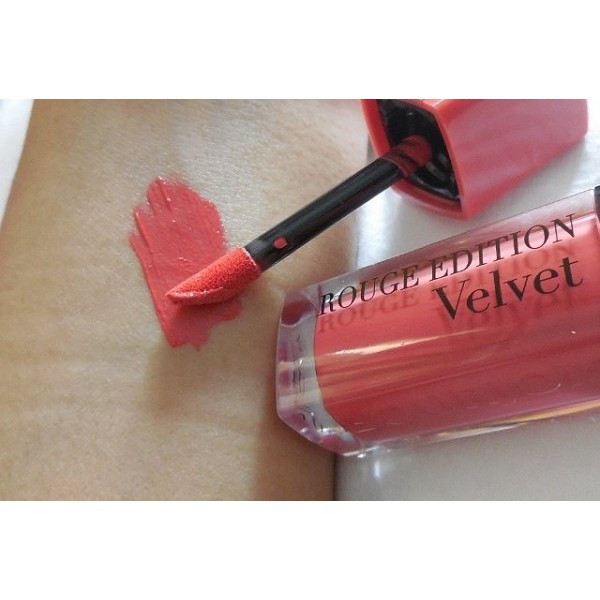 Son kem lì Bj Bourjois Rouge Edition Màu 04 Peach Club (Cam đào) Pháp Chính hãng