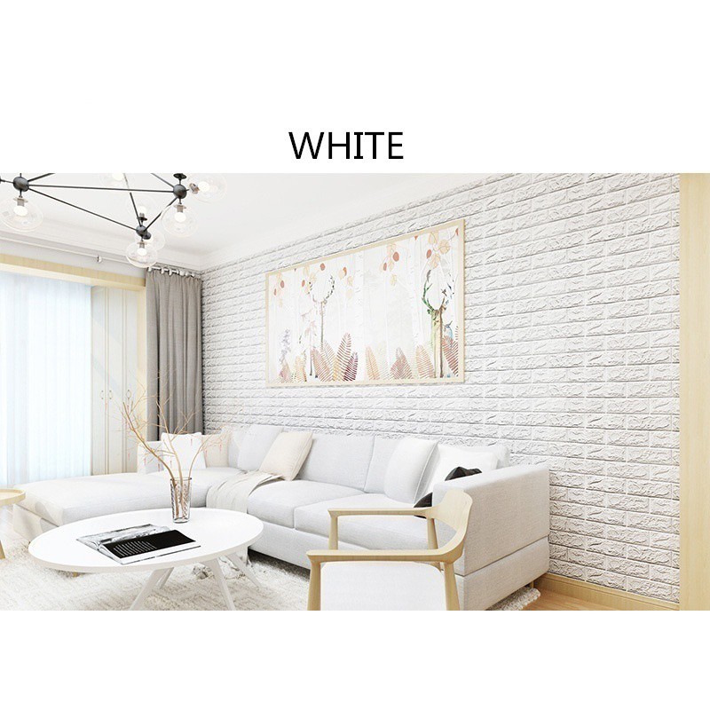 Giấy dán tường giả gạch trang trí đa năng