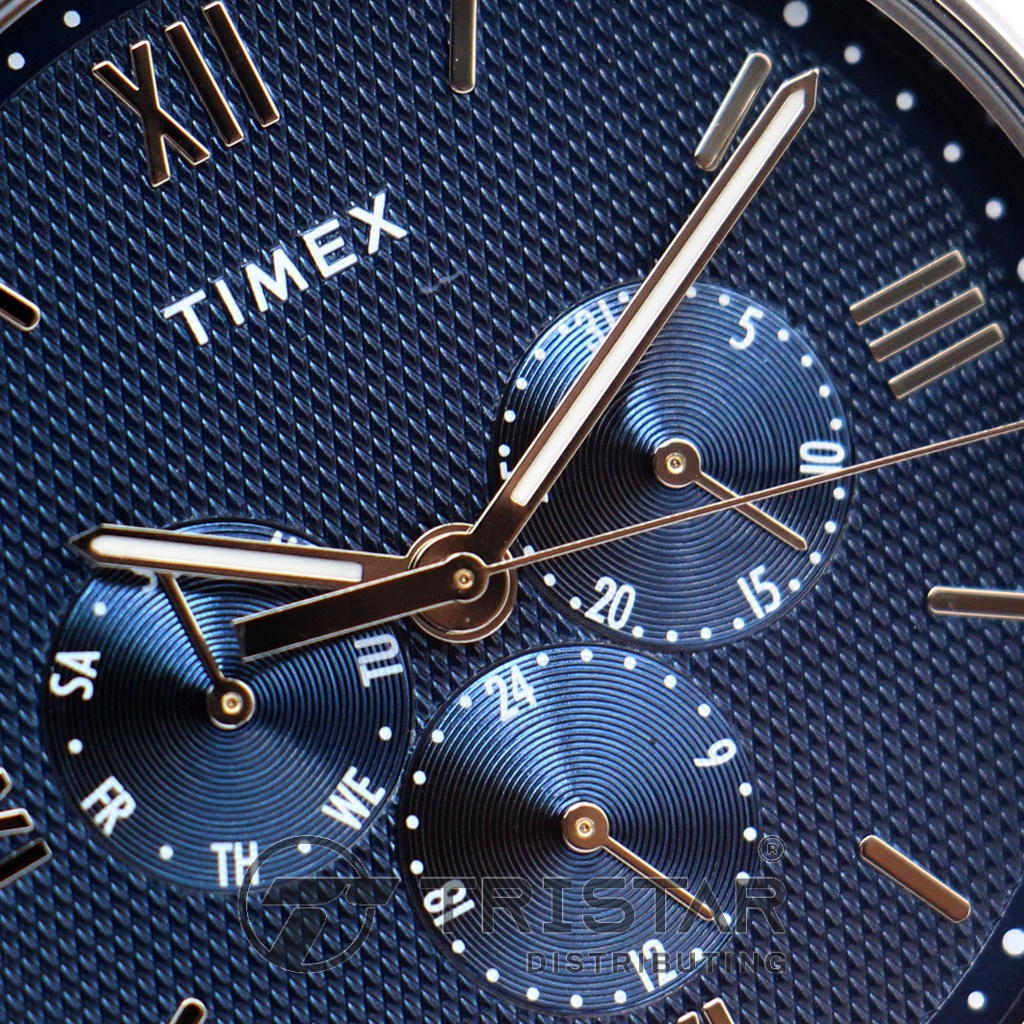 Đồng hồ Nam Timex Southview Multifunction 41mm - TW2T35100 Dây Da - Chính Hãng