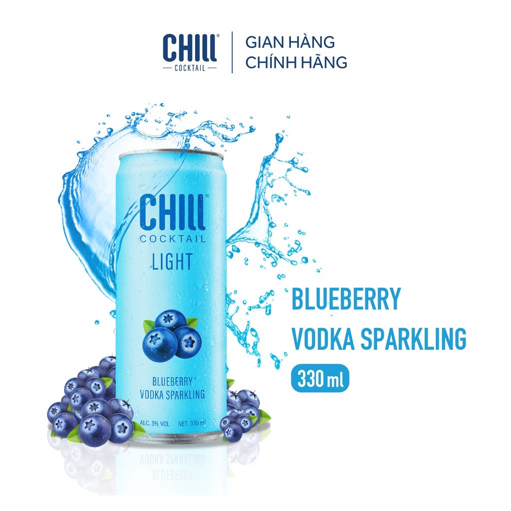 [NEW] Thùng 6 Lon Cocktail Chill LIGHT Mix 6 Mùi