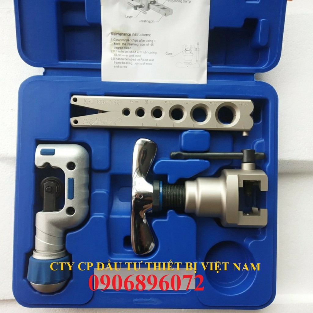 BỘ LÃ ỐNG ĐỒNG - LOE ỐNG ĐỒNG LỆCH TÂM VFT-808-IS (1 KẸP kèm DAO CẮT)