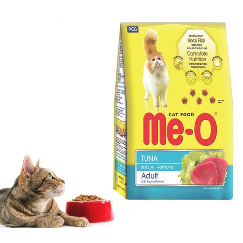 Thức ăn cho mèo ME-O Adult 350gr 3 vị hạt khô thơm ngon cho mèo trưởng thành DACOTE