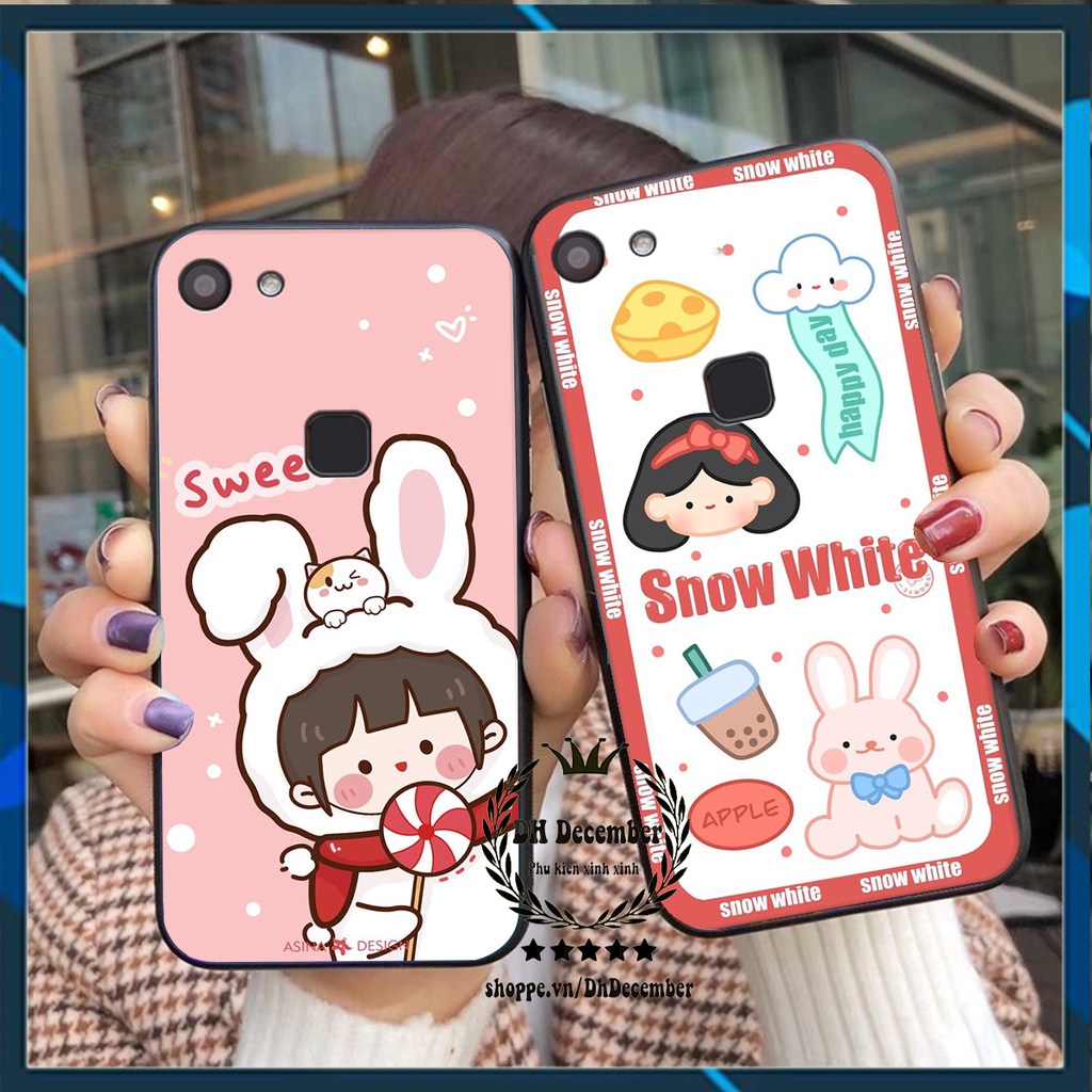 Ốp lưng Vivo V7 / V7 PLUS in hình 3D lucky, gấu Brick xinh xắn - KHÔNG NÊN BỎ LỠ