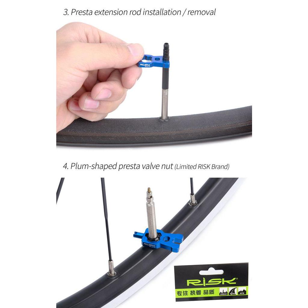 1 Dụng Cụ Tháo Lõi Van Xe Đạp Đa Năng