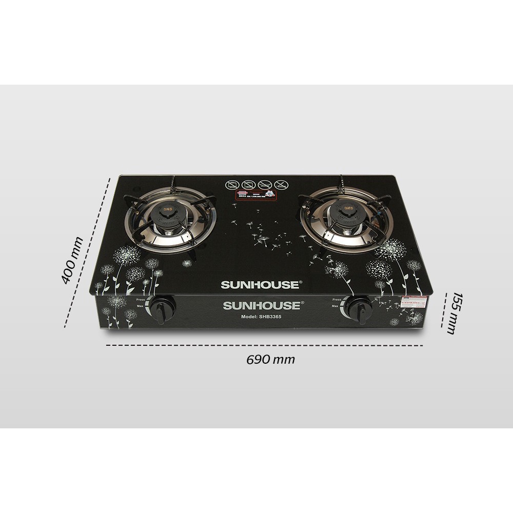 Bếp gas đôi Sunhouse SHB3365