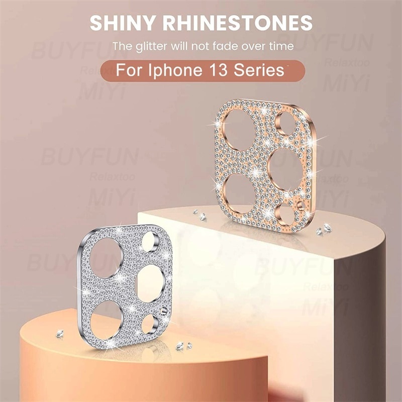 Viền kim loại bảo vệ camera cho iPhone13 12 11 Pro Max