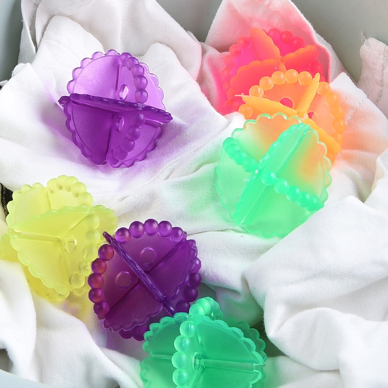 Bóng Giặt Đồ Chống Rối Màu Trơn Tiện Dụng