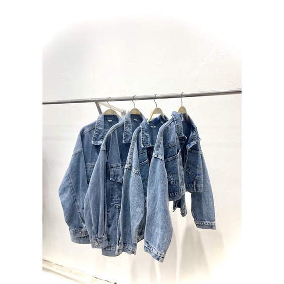 Áo Khoác Jeans Nữ Quảng Châu , Áo Khoác Bò Nữ Croptop Cực Chất