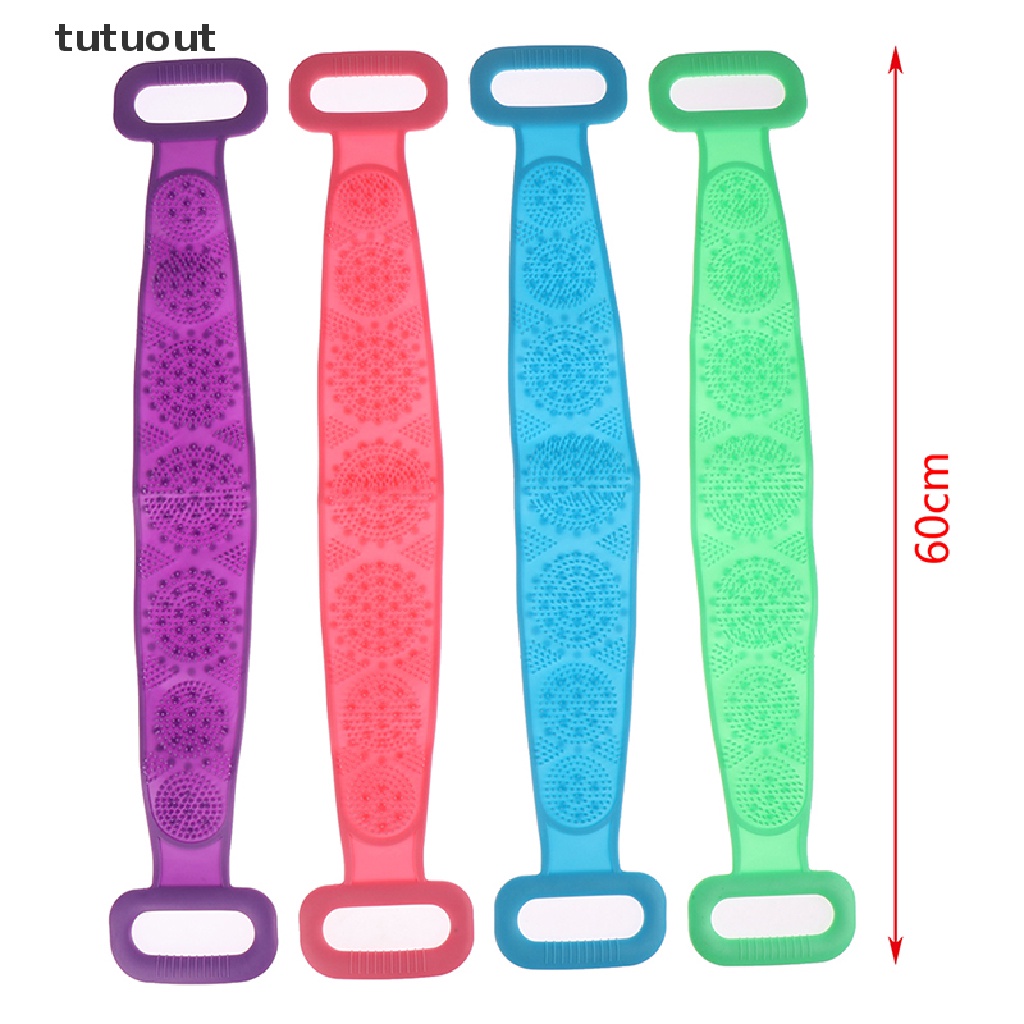 Bàn Chải Silicone Chà Lưng Massage Cơ Thể Khi Tắm