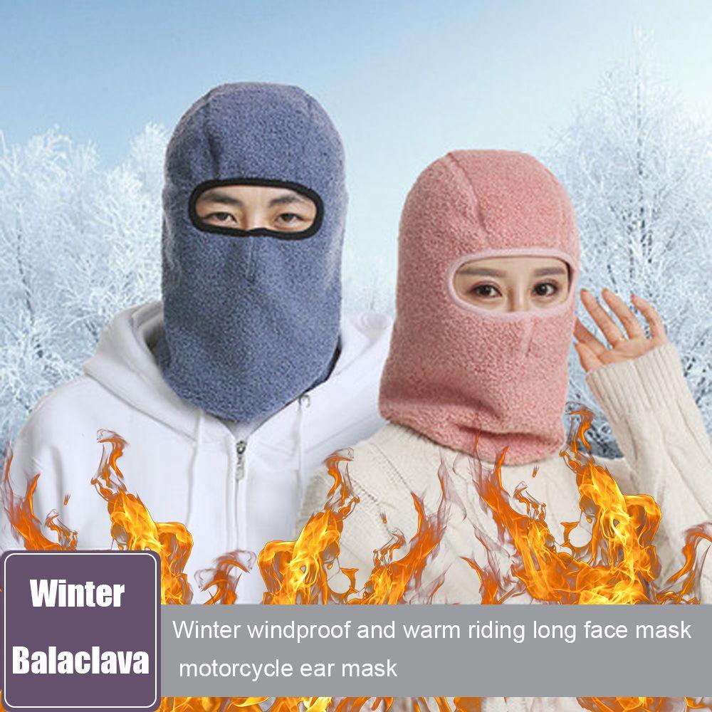 Mũ Trùm Đầu Mềm Mại Dày Dặn Chống Gió Giữ Ấm Thoải Mái Cho Nam Và Nữ