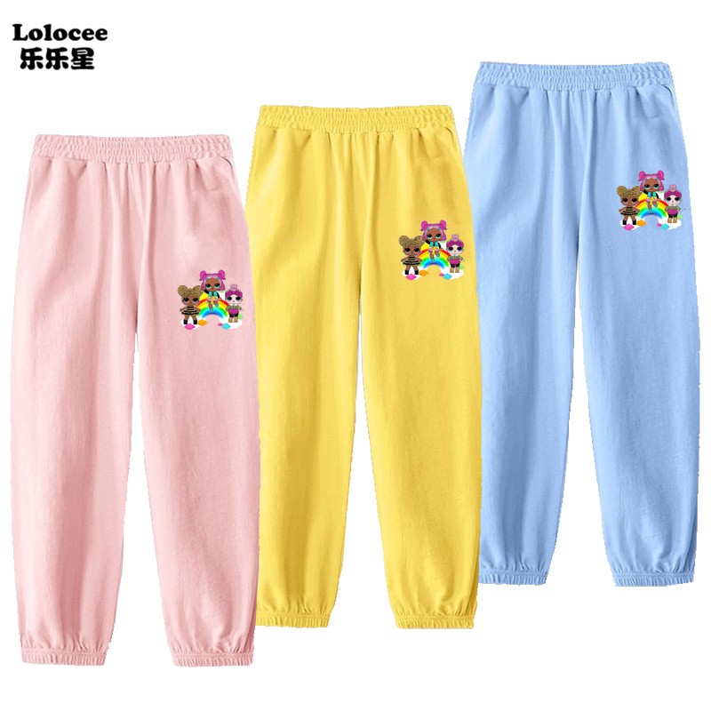 Quần Legging Cotton Màu Trơn Chống Muỗi Cho Bé Gái Từ 3-14 Tuổi