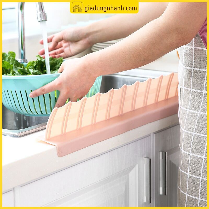 [VIP] Miếng Chắn Nước Bồn Rửa Chén Chống Văng Nước Ra Ngoài Tiện Dụng