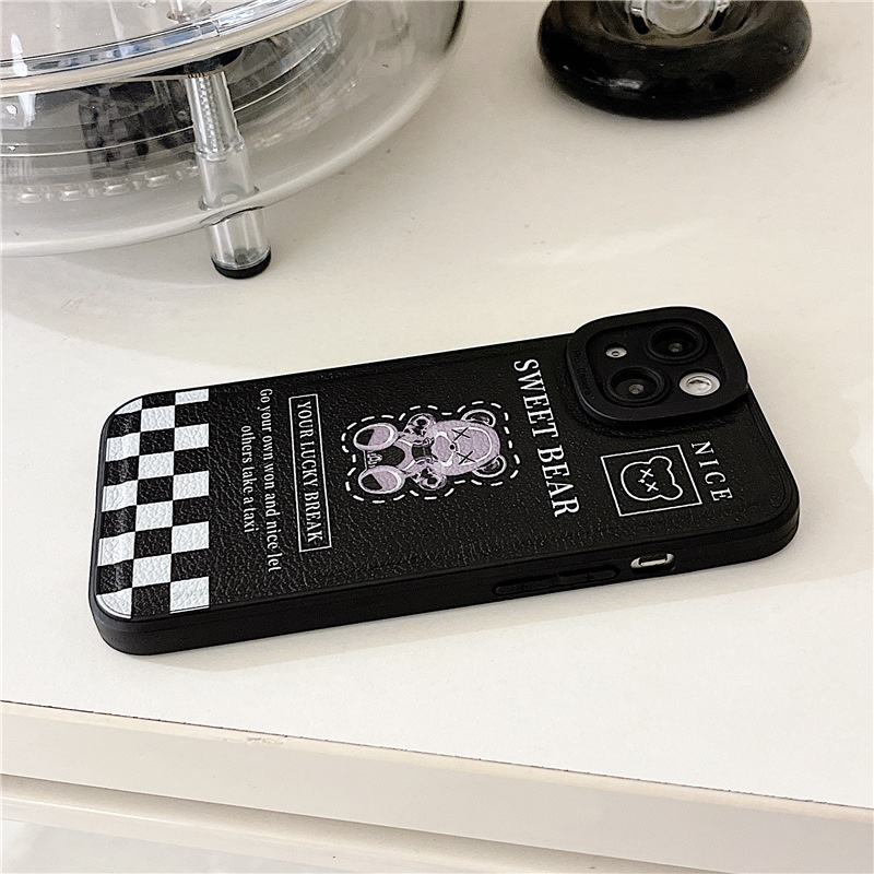 Ốp lưng iphone Ốp Điện Thoại Da Màu Trơn Phù Hợp Cho Apple Iphone 11 12Pro 6 7 8plus xs 13 Dinuo case