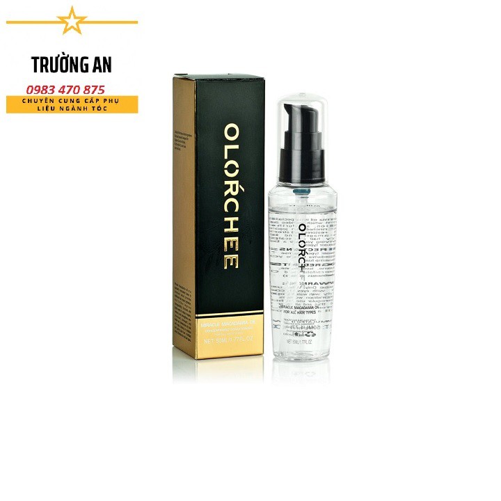 Tinh Dầu Dưỡng Tóc Olorchee Phục Hồi Hư Tổn Miracle Macadamia Oil 50ml