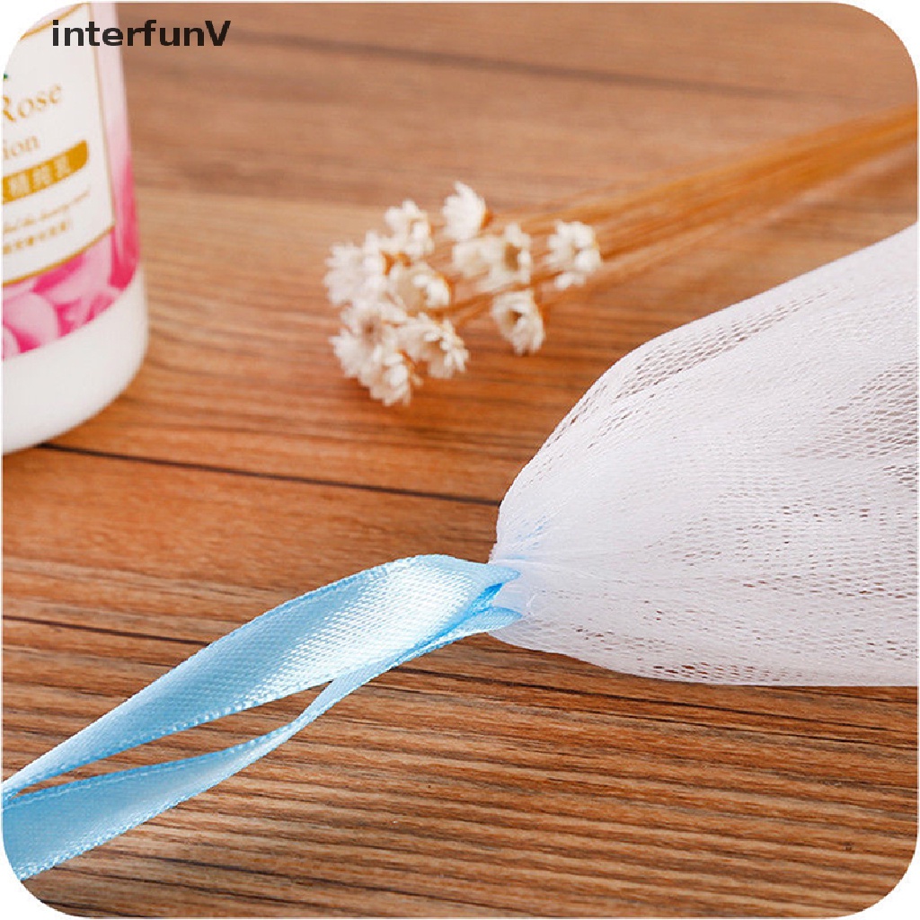 Set 10 Túi Lưới Đựng Xà Phòng Tạo Bọt Chăm Sóc Da Dễ Dàng