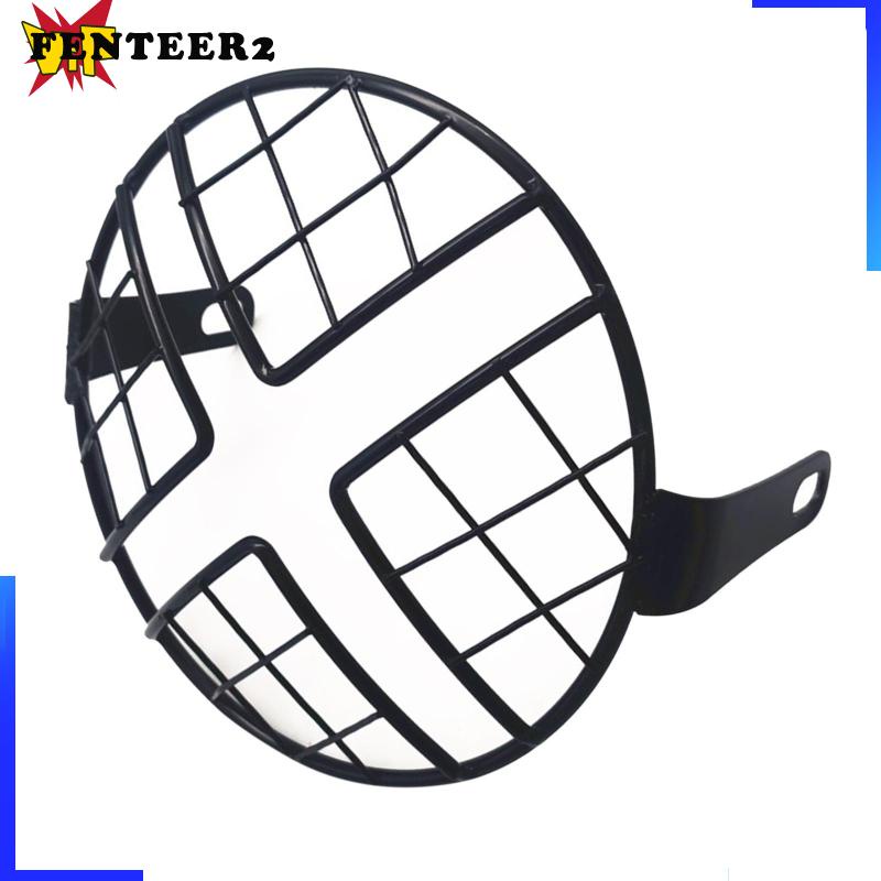 Lưới Bảo Vệ Đèn Pha Xe Máy Cafe Racer 6.5 inch Fenteer2