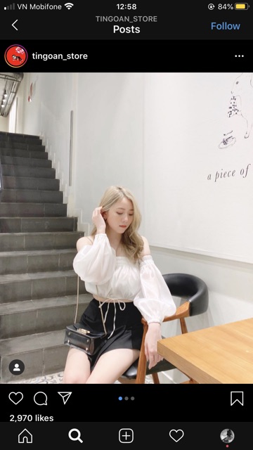 Croptop trễ vai Tingoan Newtag100%, cần pass lại