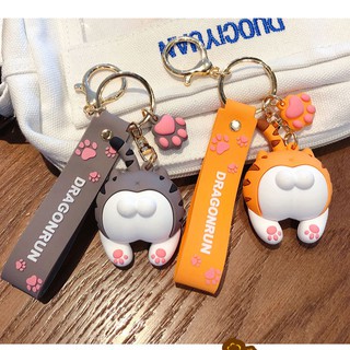 Móc khóa Mèo cute, móc khóa Meow Macaron