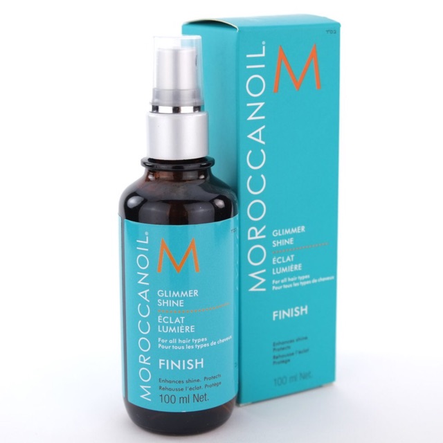 [Chính hãng] [Siêu rẻ] XỊT BÓNG MOROCCANOIL GLIMMER SHINE FINISH CAO CẤP 100ML