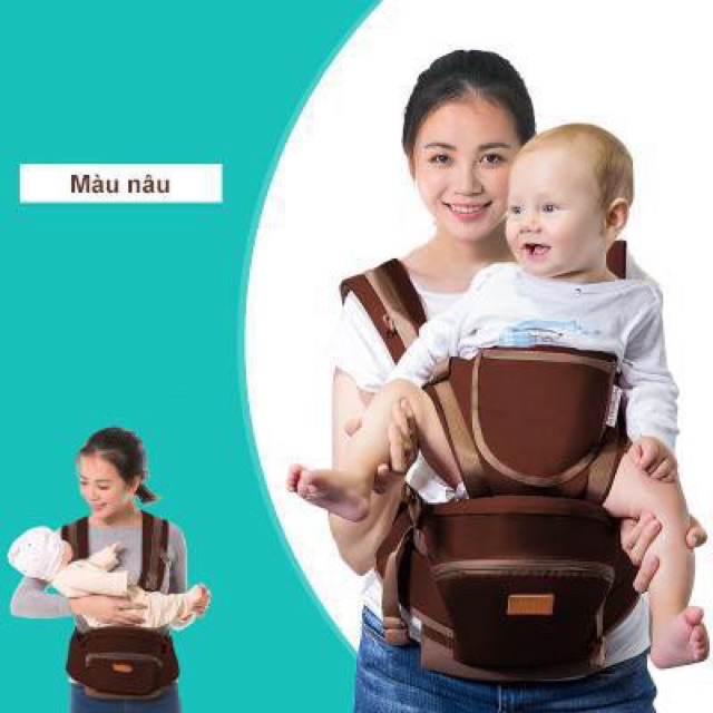 Địu ngồi 12 tư thế 3in 1 Công nghệ Hàn Quốc Fujikid