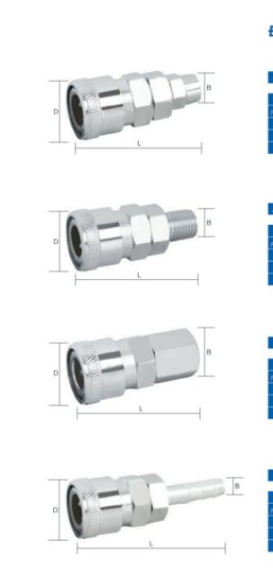 Khớp nối nhanh dùng trong khí nén hộp 10 cái