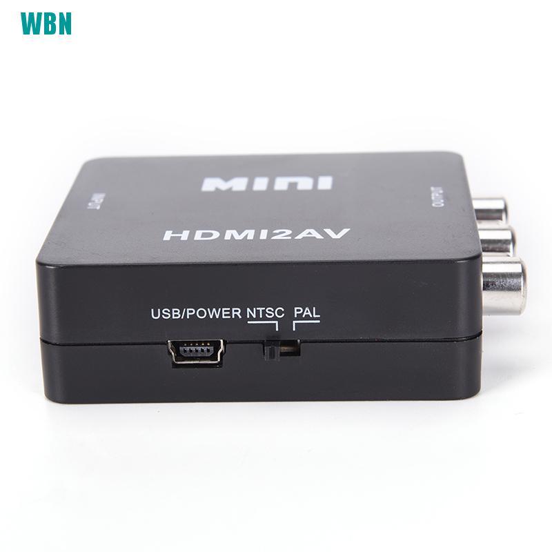 Bộ Chuyển Đổi Hdmi Sang Rca Av / Cvbs Hd 1080p Mini Hdmi2av | BigBuy360 - bigbuy360.vn