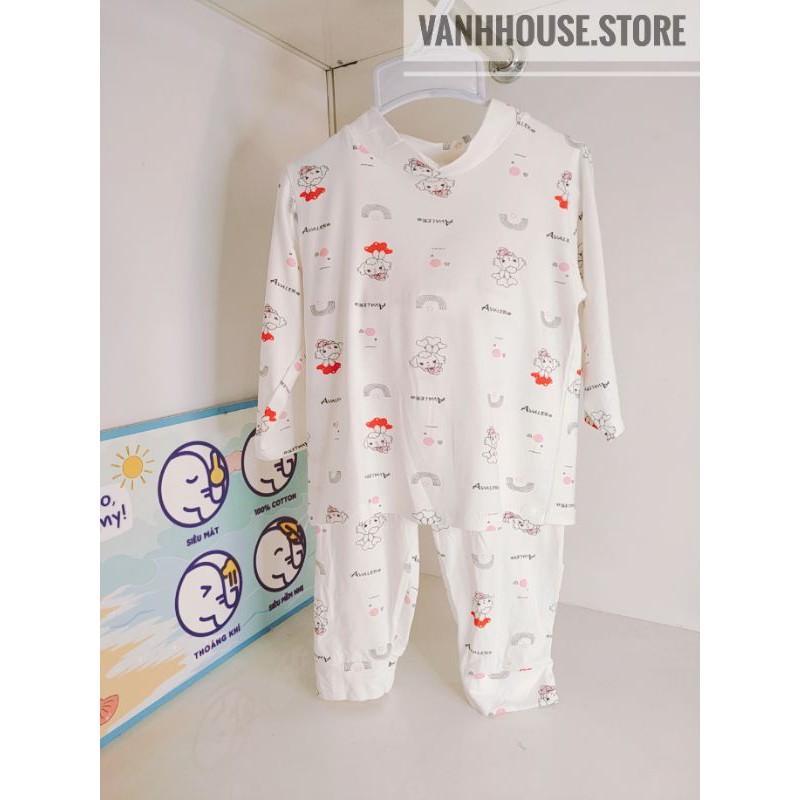 [ SALE HOT] Bộ Avaler cotton pettit sợi tre mềm mịn cổ ôm