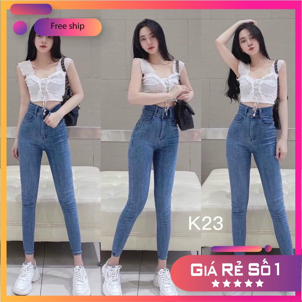 (GIÁ SIÊU RẺ) 🔥 SIÊU PHẨM 🔥 5 Mẫu Quần Jean Nữ Lưng Cao Co Giãn Dáng Ôm | BigBuy360 - bigbuy360.vn