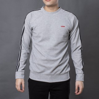 Áo thun cotton cổ tròn tay dài phối sọc tay LADOS 9047 form chuẩn chất vải tạo mềm mại nên sự thoải mái năng động