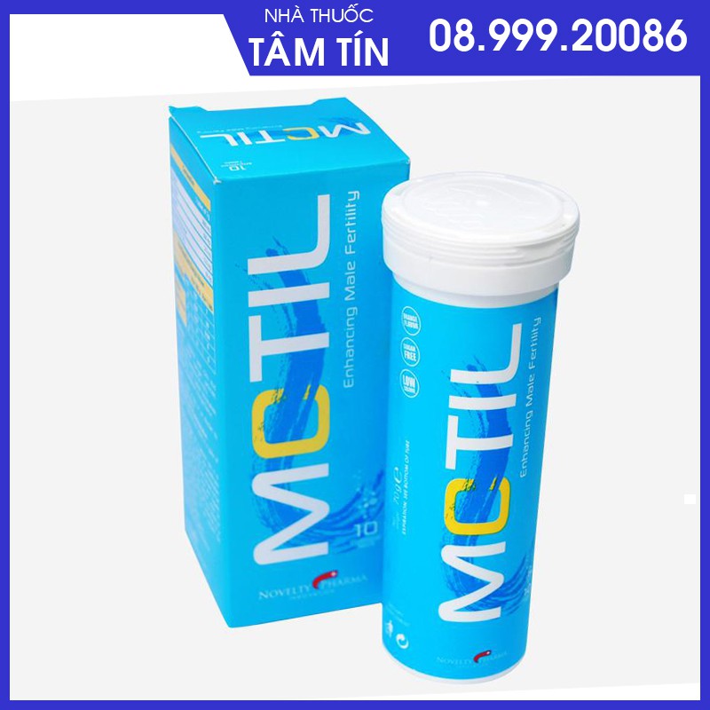 [CHÍNH HÃNG ] Motil - motil 10 - tăng chất lượng và số lượng tinh trùng - Lọ 10 viên