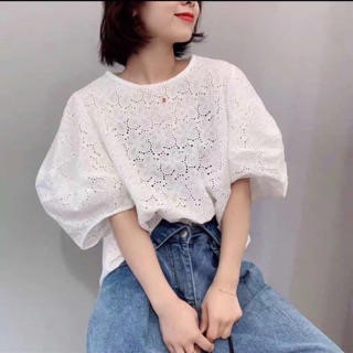 Áo thô hoạ tiết hàng đẹp Quảng Châu