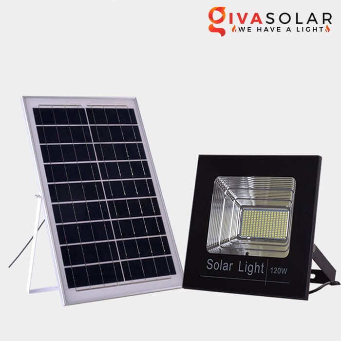 Đèn Pha Led Năng Lượng Mặt Trời Cao Cấp, Đèn Năng Lượng Mặt Trời 60w, 100w, 200w, 300w