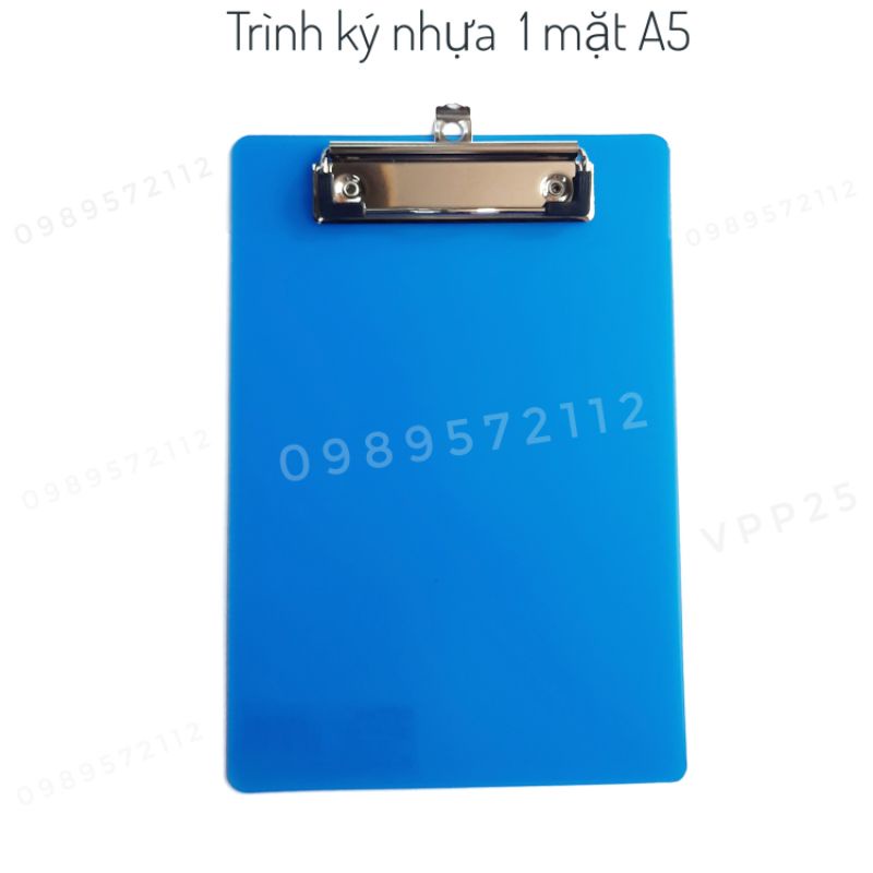 Trình ký nhựa A5.