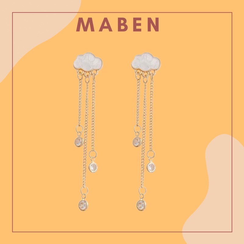 Hoa tai dáng dài hình đám mây - Maben