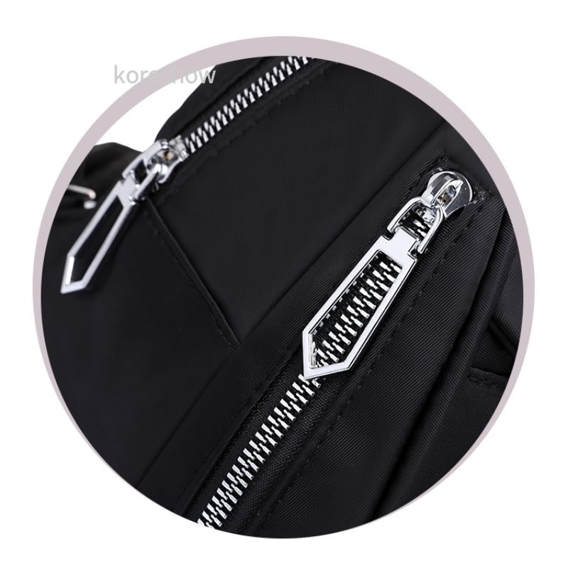 Ba Lô Nylon Chống Thấm Nước Chống Trộm Phong Cách Hàn Quốc Thời Trang Cho Nữ