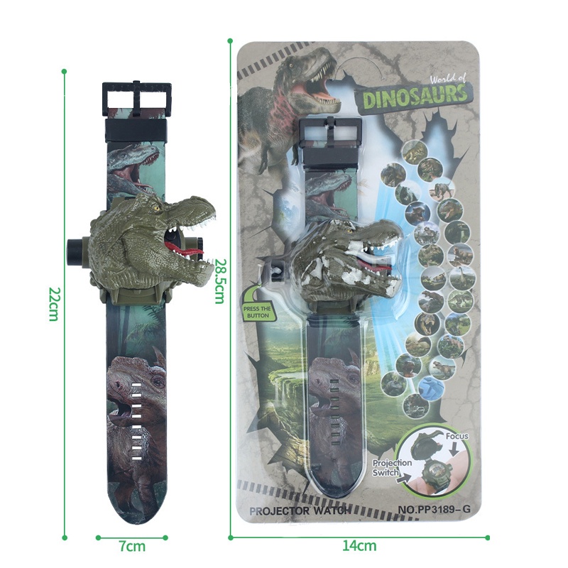 Đồng Hồ Đồ Chơi Khủng Long Bạo Chúa Dành Cho Bé Trai