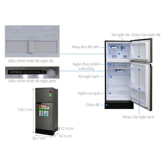 [Chỉ giao HCM] Tủ Lạnh Sharp SJ-X176E-DSS