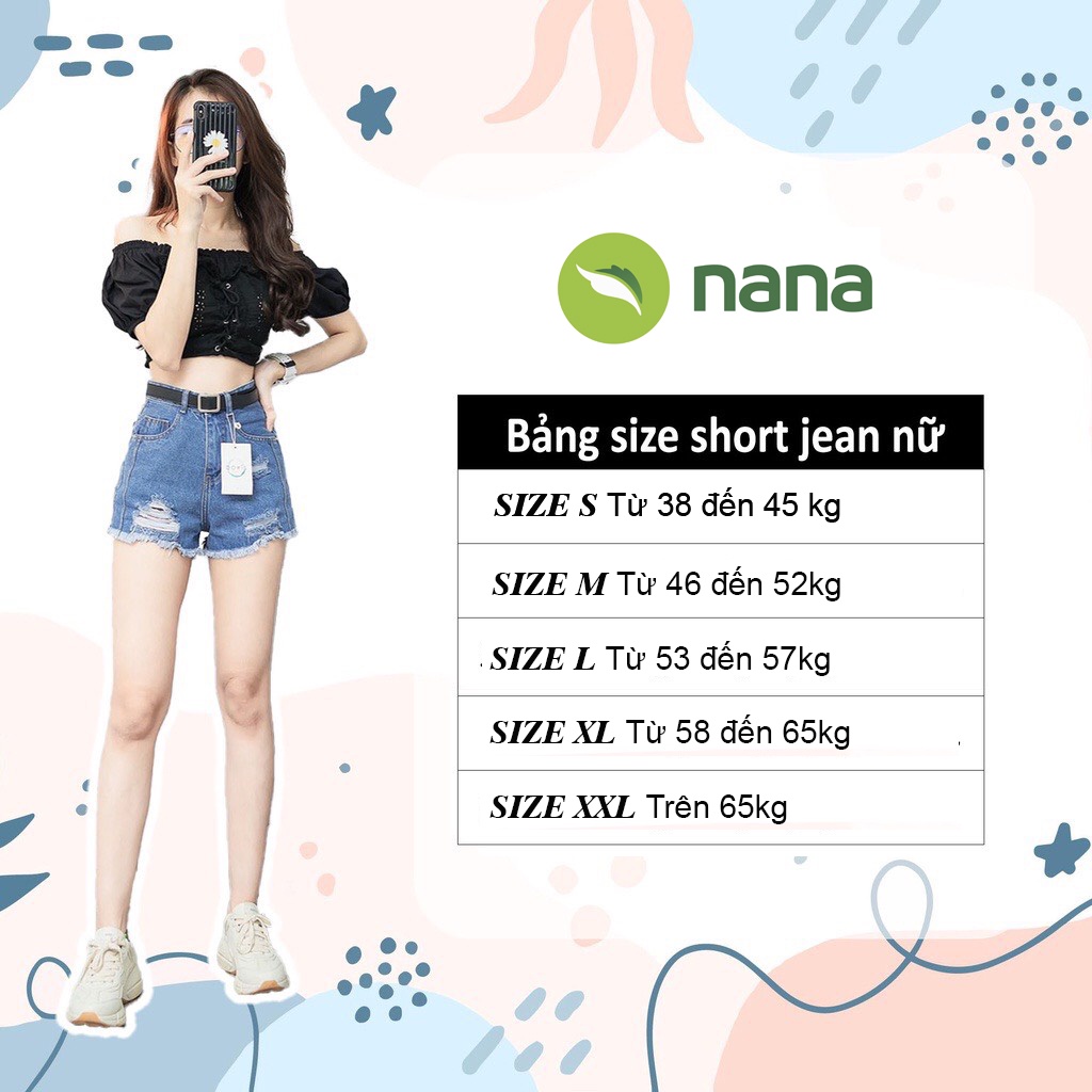 Quần Short Jeans Nữ Cá Tính - Quần Đùi Nữ phong cách đường phố ảnh chụp thật đầy đủ size | BigBuy360 - bigbuy360.vn