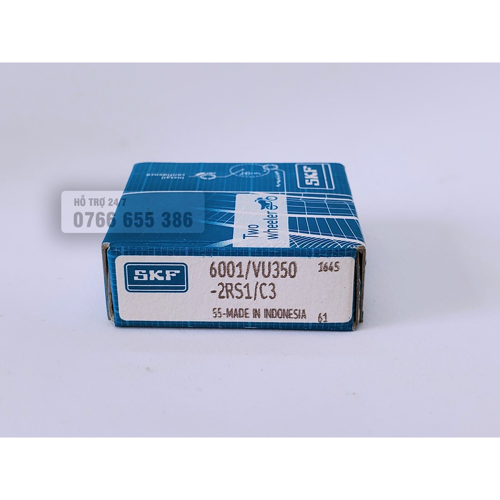 Bạc đạn xe máy SKF 6001/VU350-2RS1/C3 - Dành cho xe máy