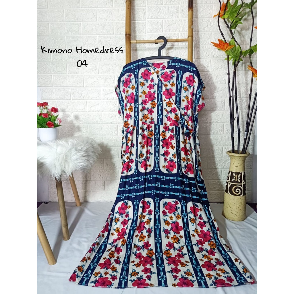Đầm Kimono dáng dài cho mẹ bỉm sữa | Đầm Kimono dáng dài mặc ở nhà | Đầm Kimono cỡ lớn 120 | BigBuy360 - bigbuy360.vn