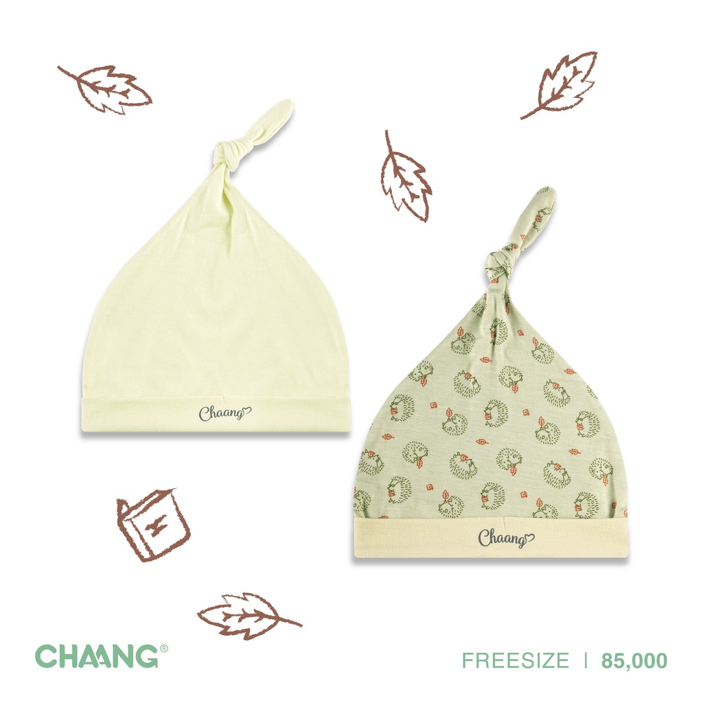 [CHAANG] set mũ thóp cho bé Park Chaang (4 màu)