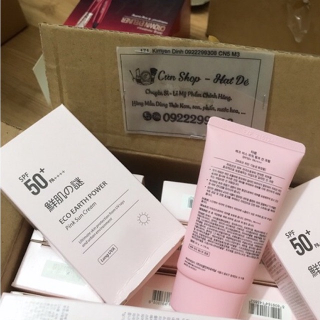 Kem Chống Nắng  Eco Earth Power SPF 50+ PA+++ • Nội Địa