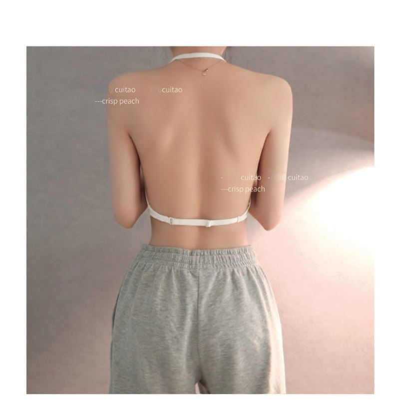 [Spot] Nhật Bản Và Hàn Quốc Áo Ngực Hình Chữ u Hở Lưng Đẹp Không Gọng Thép Thời Trang