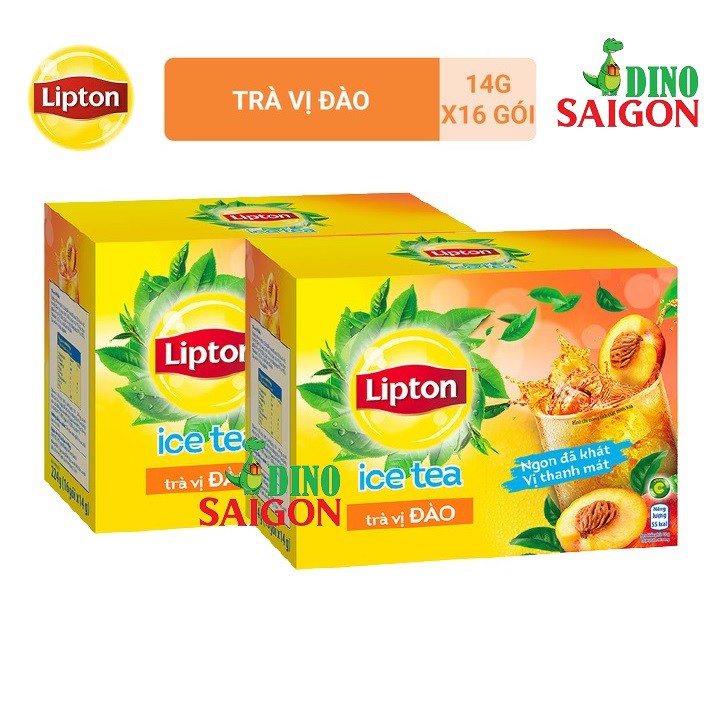 Bộ 2 Hộp Trà Lipton Ice Tea vị Đào